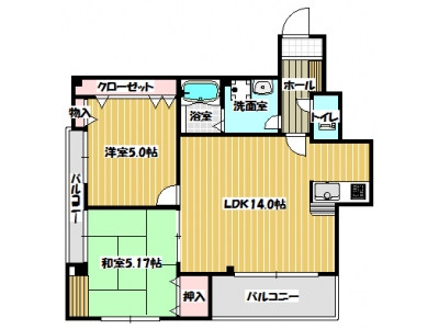 2LDK賃貸マンション