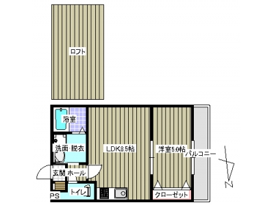 1LDK賃貸マンション