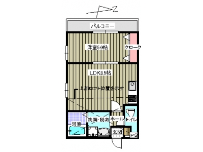 1LDK賃貸マンション