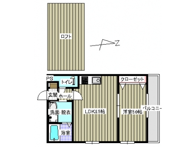1LDK賃貸マンション