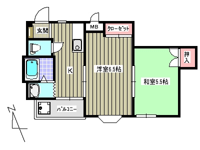 2K賃貸マンション