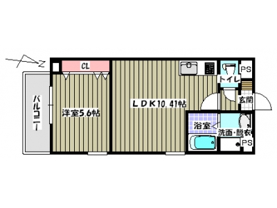 1LDK賃貸マンション