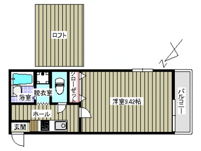 1K賃貸アパート