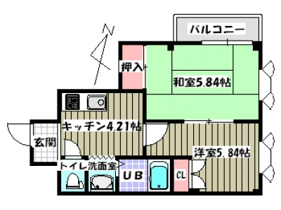 2K賃貸マンション