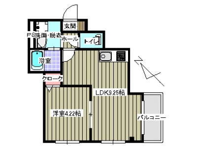 1LDK賃貸マンション