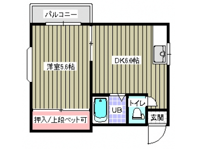 1DK賃貸マンション