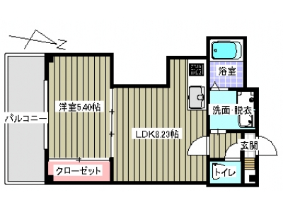 1LDK賃貸マンション