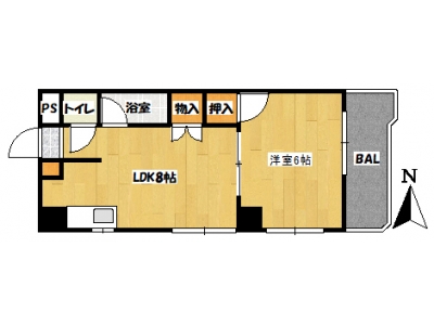1LDK賃貸マンション