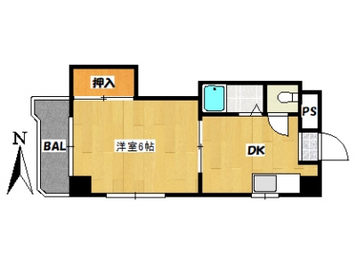 1DK賃貸マンション