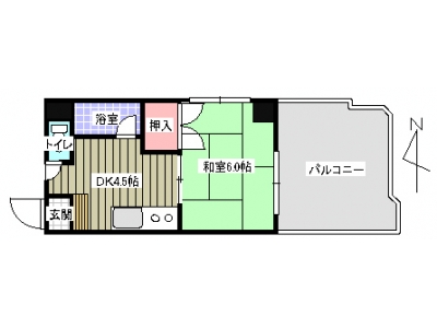 1DK賃貸マンション