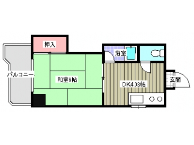 1DK賃貸マンション