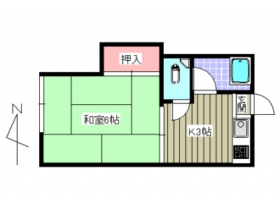 1K賃貸アパート