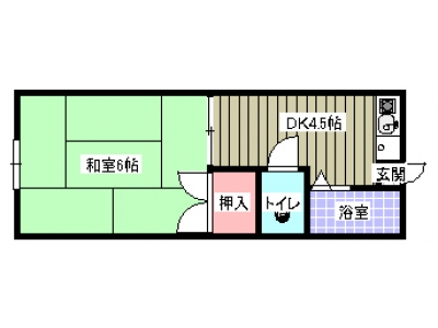 1DK賃貸アパート