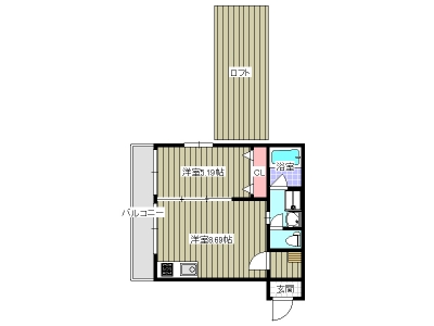 1LDK賃貸マンション