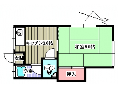 1K賃貸アパート