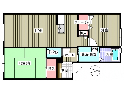 2LDK賃貸アパート