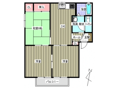 3DK賃貸アパート