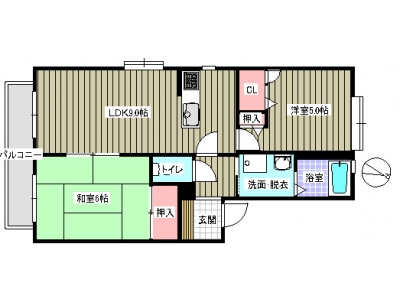 2LDK賃貸アパート