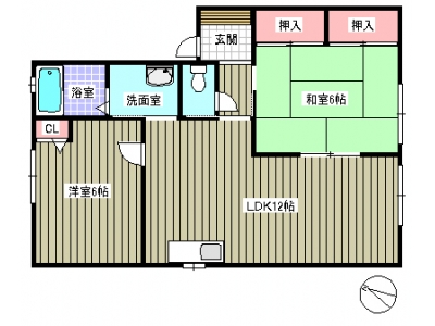 2LDK賃貸アパート