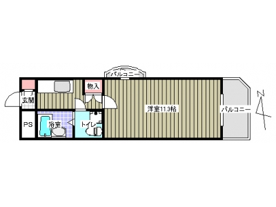 1K賃貸マンション