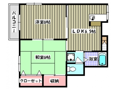 2DK賃貸アパート