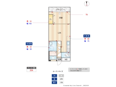 1LDK賃貸マンション