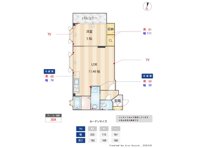 1LDK賃貸マンション