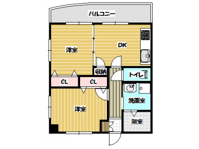 2DK賃貸マンション