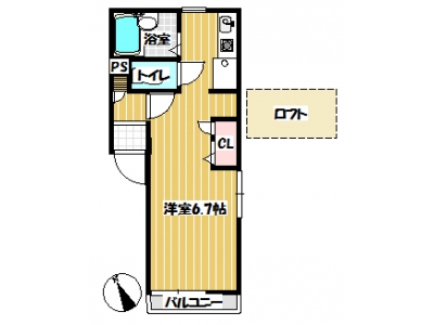 1R賃貸アパート