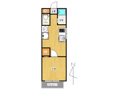 1K賃貸マンション