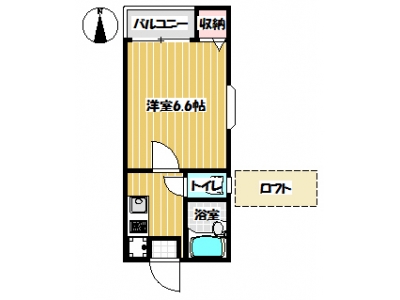 1K賃貸アパート